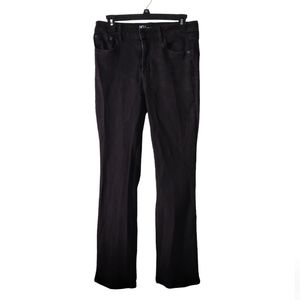 No Boundaries Women's Black Mid-Rise Boot Cut Jeans
